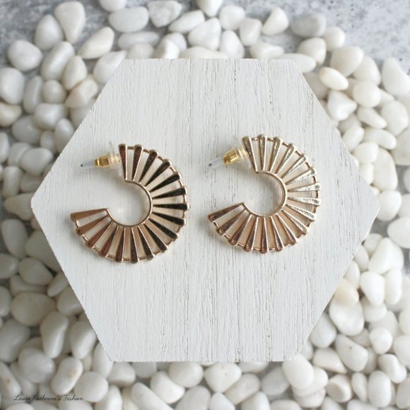 Jewelry - Flat Hoop Earrings